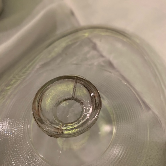 Glasbake Atomic Starburst MCM  milk glass casserole dish with lid. 1 qt - Picture 6 of 6